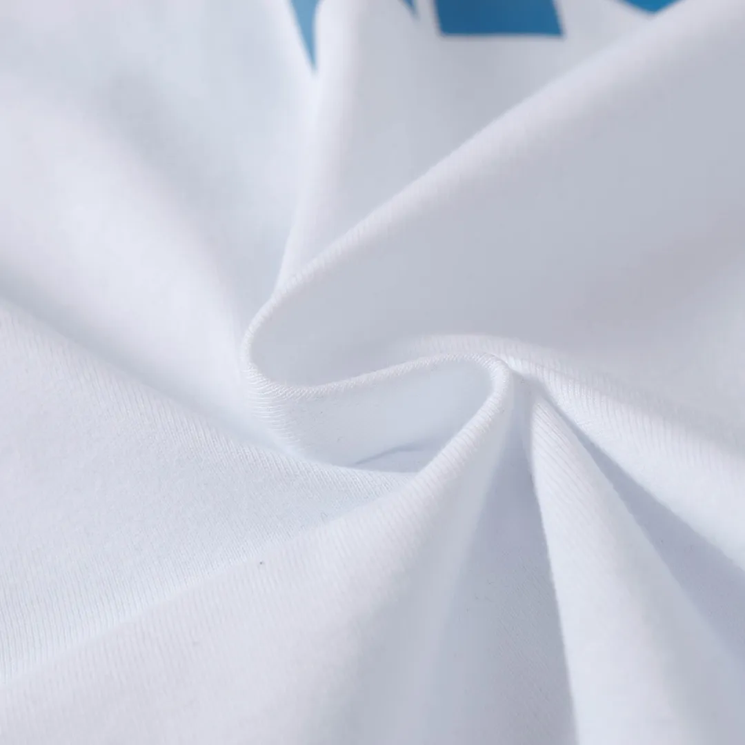 DENIM TEARS kapok new short-sleeved model number: 3295P110 color: black white code number: S M L XL